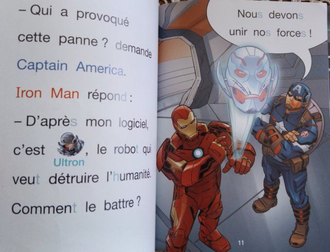 J'apprends à lire Avengers contre Ultron