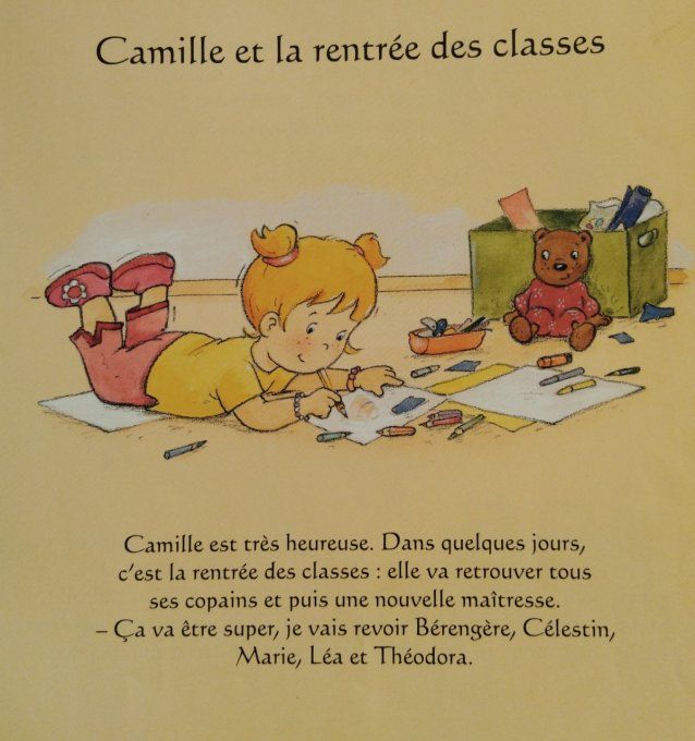 Camille la rentrée des classes