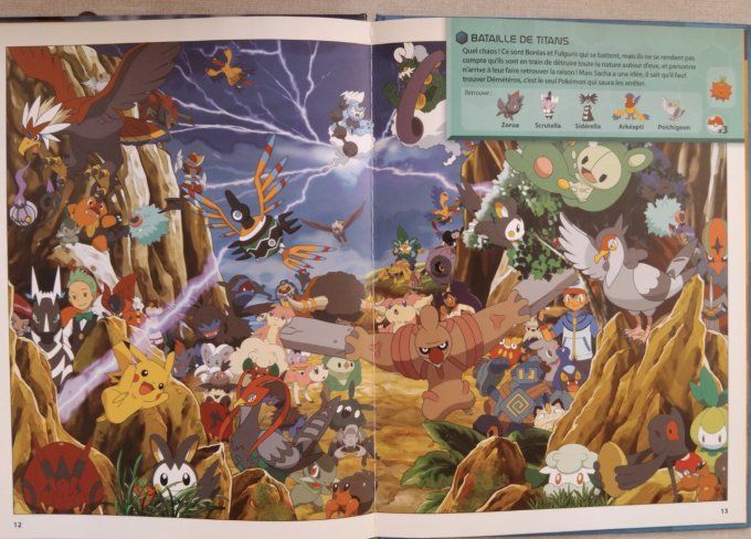 Pokémon tempête sur Unys cherche et trouve