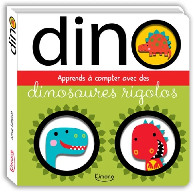 Dino, apprends à compter avec des dinosaures rigolos