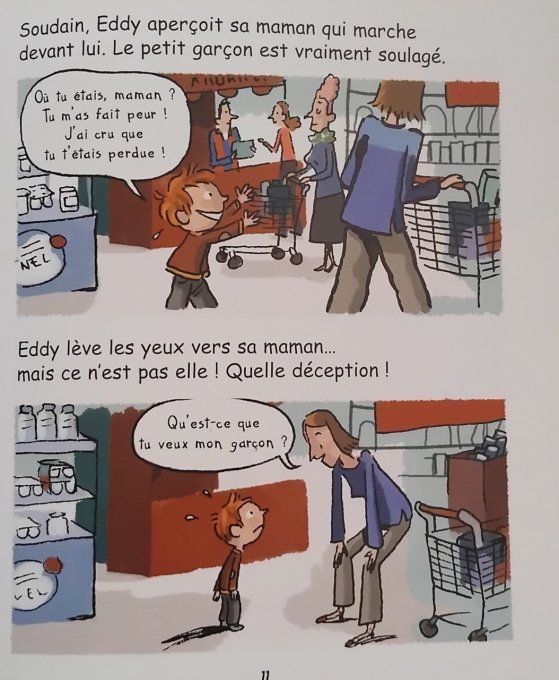 Eddy s'est perdu au supermarché