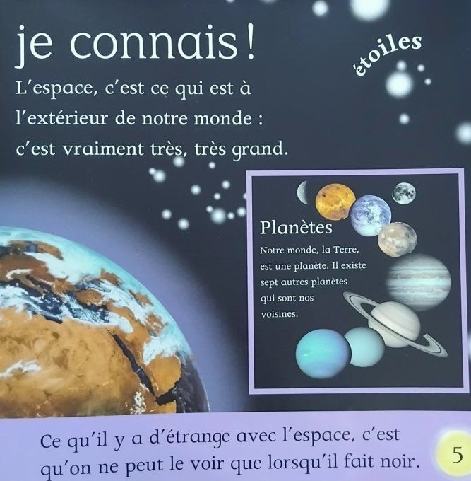 Espace, je veux tout savoir