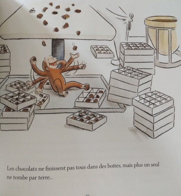 Georges le petit curieux tome 1, panique à la chocolaterie