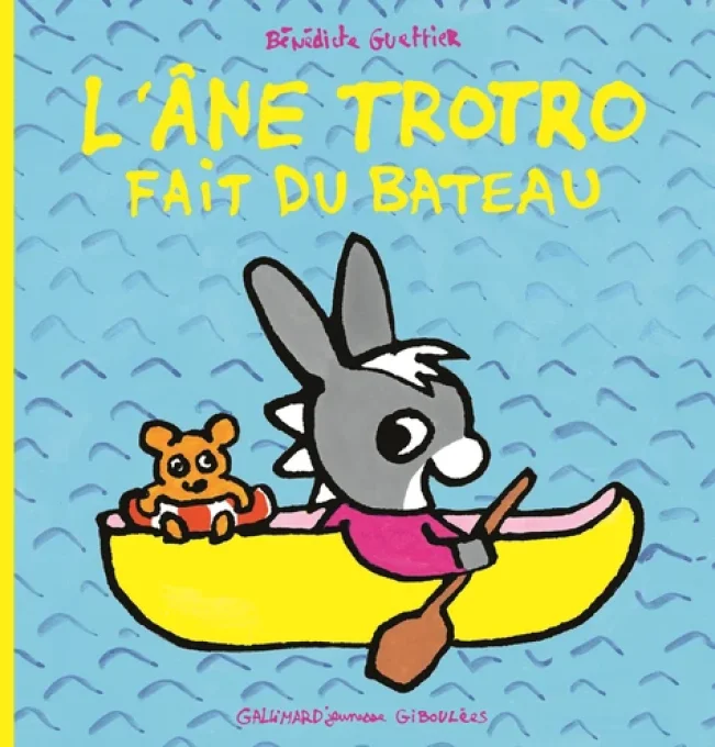 L'âne Trotro fait du bateau