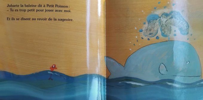 La baleine et le petit poisson