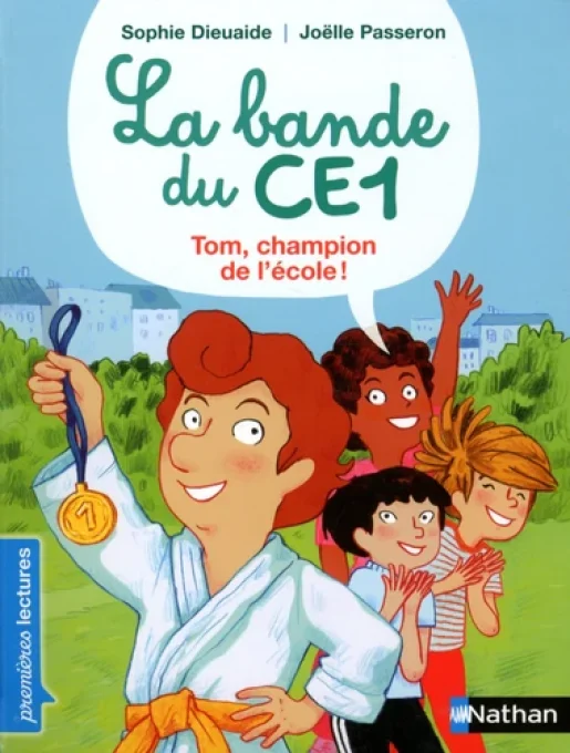 La bande du CE1 Tom champion de l'école !