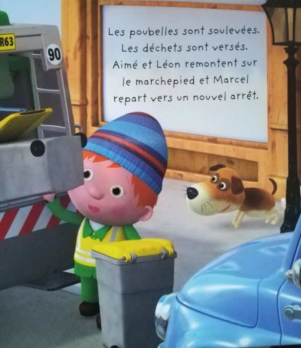 Le camion poubelle de Marcel, p'tit garçon