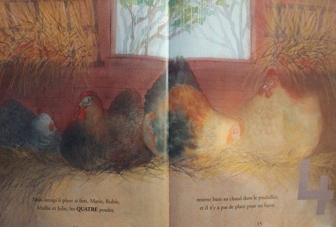 Le livre à compter de Balthazar A la poursuite du lapin brun