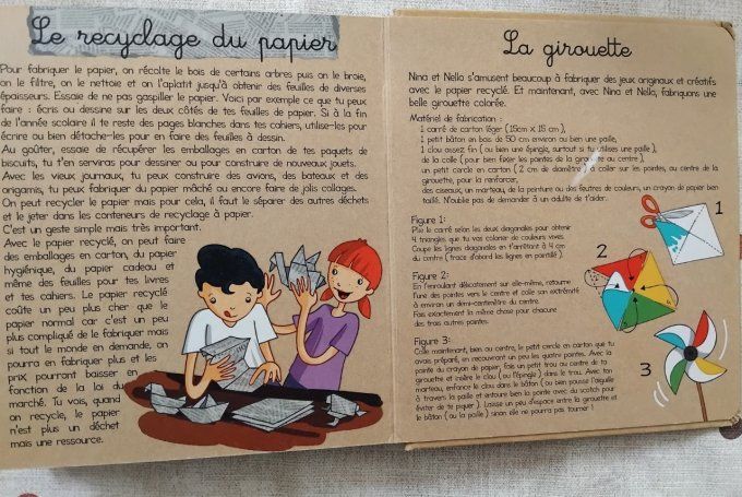 Nina et Nello le papier journal