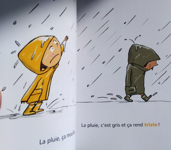 Les caprices de Louise, la sieste et la pluie quel ennui !