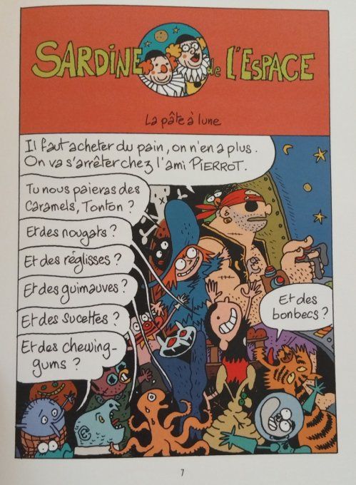 Sardine de l'espace tome 10 le cyber disc-jockey