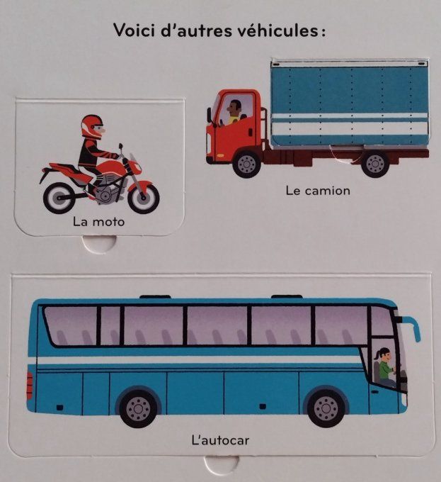 Les transports, mon imagier animé