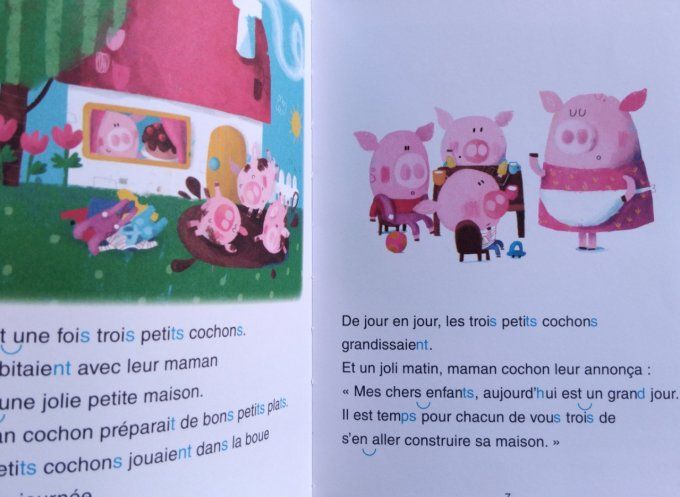 J'apprends à lire les trois petits cochons