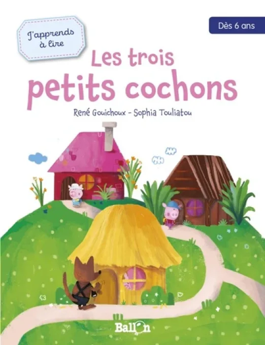 J'apprends à lire les trois petits cochons