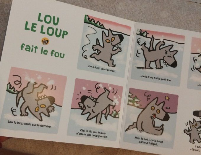 Lou le loup un p'tit loup grognon comme tout