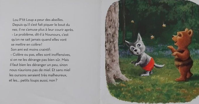 Lou p'tit loup et les abeilles