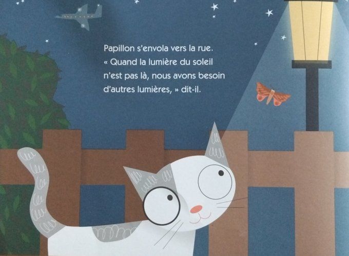 Oscar et papillon, un livre sur la lumière et l'obscurité