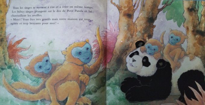 Petit Panda un livre à caresser