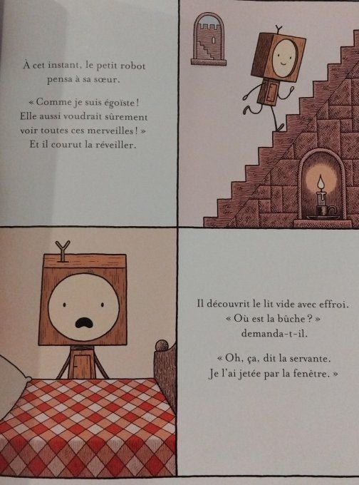 Le petit robot de bois et la princesse buche