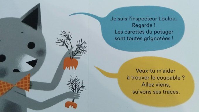 Qui a mangé les carottes du potager ? Une enquête de Loulou