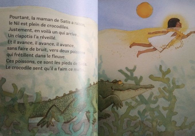 Satis et le crocodile du Nil