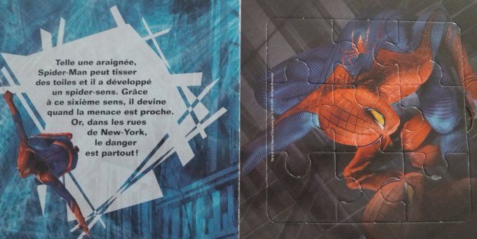 Spiderman livre puzzle