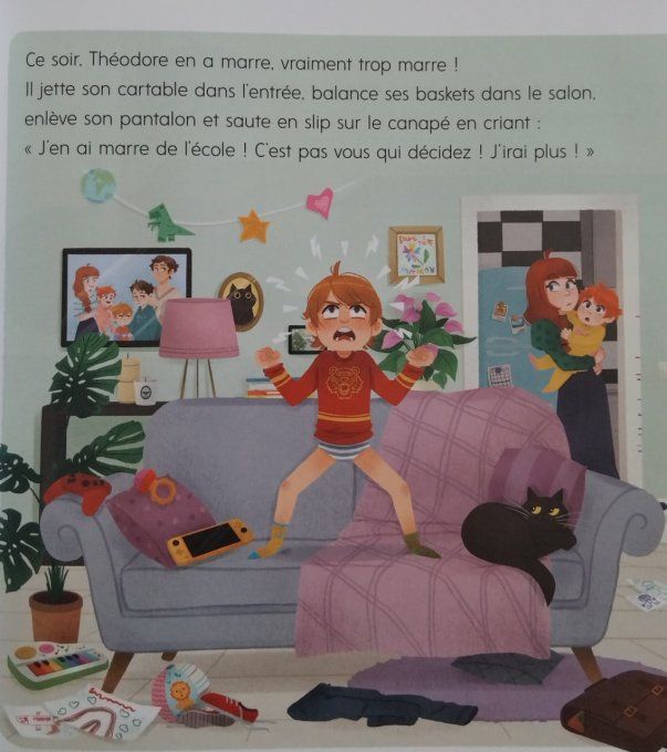 Théodore Poulet en a trop marre de l'école